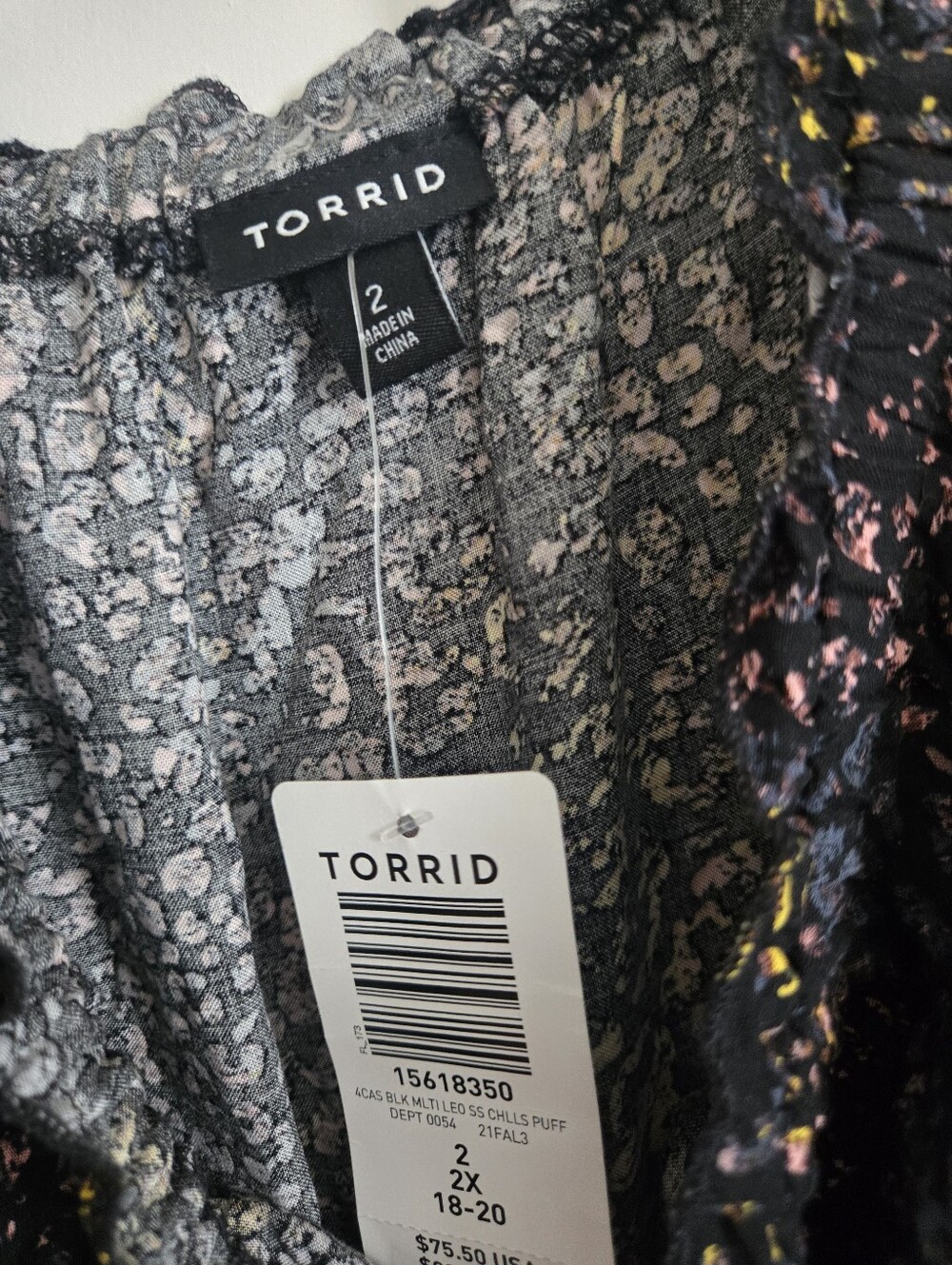 New TORRID Black Multi-Color LEOPARD Midi Dress Sz 2X - Picture 7 of 10